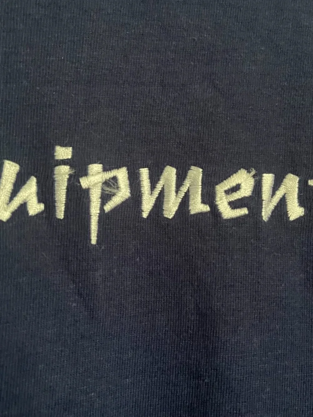 Vintage BUM Equipment Men's XL T-Shirt Navy 90s A2